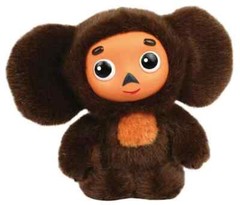 11″ Large Cheburashka Toy Talking Plush Toy Russian Cartoon Stuffed Чебурашка