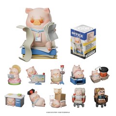 TOP Lulu the Piggy Blind Box – The Office Struggles Series Figurines Single Box