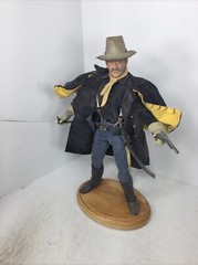 1/6 *RARE* JOHN WAYNE US CAVALRY OFFICER “SHE WORE A YELLOW RIBBON” + OAK STAND