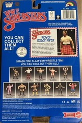 Wwe Mattel Superstars LJN Series 3 Rowdy Roddy Piper Blue Card Chase Ships Today