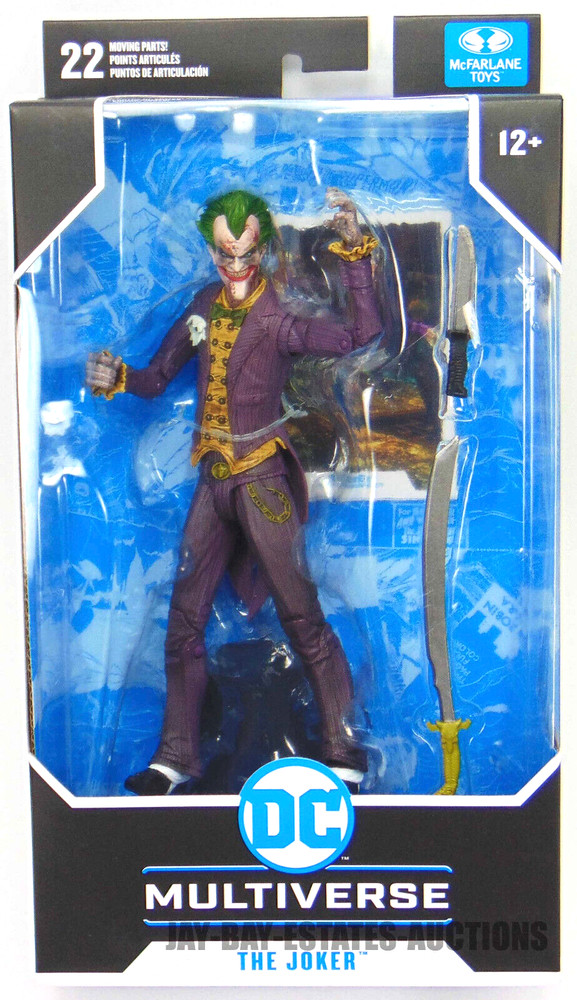 NEW DC GAMING THE JOKER INFECTED 7″ FIGURE BATMAN: ARKHAM CITY DC MULTIVERSE TMP