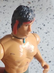 Vintage 1985 Coleco John Rambo “Force of Freedom” action figure.