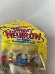 2001 Jimmy Neutron Boy Genius Heli-Pack Figure Mattel Nickelodeon NIP