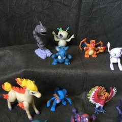 POKEMON Mini (1.5in) Figures Toy Lot Of 20! TOMY-RLW-Bondai *Nidoqueen, Charzard
