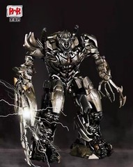 US SHIP_LS06 Transformers Figure/Black Mamba Transformation Tank Mega Commander