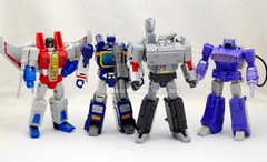 Pocket Size Small Scale MFT Car Plane Vehicle Combined Robot Destroyer Figures