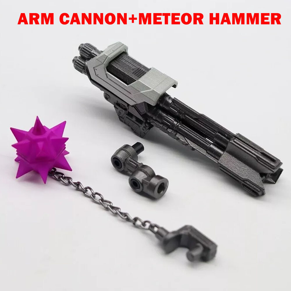 3D DIY Arm Cannon + Meteor Hammer Weapon Upgrade Kit For SS114 Megatank NEW