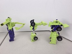 Vintage G1 Transformers Constructicons Devastator Hasbro 1985