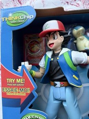 Pokemon THINKCHIP ASH Ketchum Hasbro 12” Vintage MIB Johto Cyndaquil