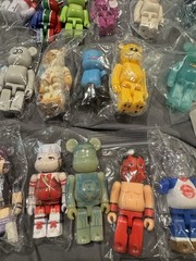 Lot Of 20 Bearbrick 100% Medicom Toy Flags Letters Anime Animals Tron Be@rbrick