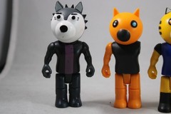 Piggy Series 2 Doggy Tigry Action Figure Police MiniToon PhatMojo Cop Toy Willow