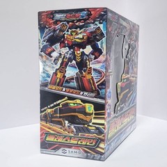 Metal Cardbot S Blast Train Red Transforming Robot Train toy -Fast EMS Shipping