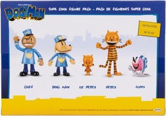 Dog Man Movie Action Figures Multipack Set by Jakks Pacific, Includes 6.3 cm Art