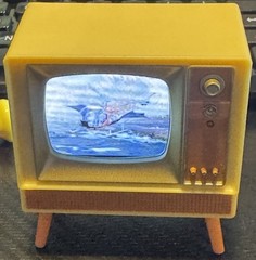 DAMAGED Tiny TV Classics Batman Clips Tested: Working, TV & Remote, In orig. box