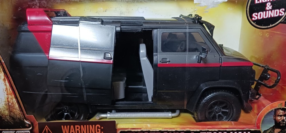 FIGURE JAZWARES A TEAM VAN ELECTRONIC LIGHTS AND SOUNDS