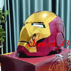 US!!! Iron Man MK5 1:1 Helmet Wearable Voice-control Mask Cosplay AUTOKING Gift