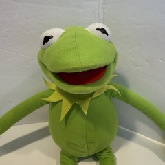 Muppets Jim Henson Kermit the Frog Toy Plush 20″ Nanco BENDABLE! , Bendy