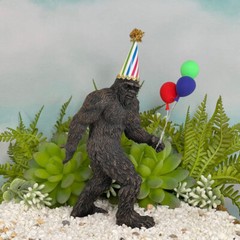 2X For Bigfoot Statue Soild Animals Durable Table Decor Decoration Gift Xmas USA
