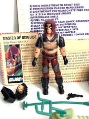 GI Joe 1984 Zartan V1 Complete + Chameleon Swamp Skier 100% File Card Blueprints