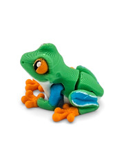 Lot 25 Articulated Frog Toy Mini 3D Printed Tree Frog Fidget Desk Pet – 1.25″