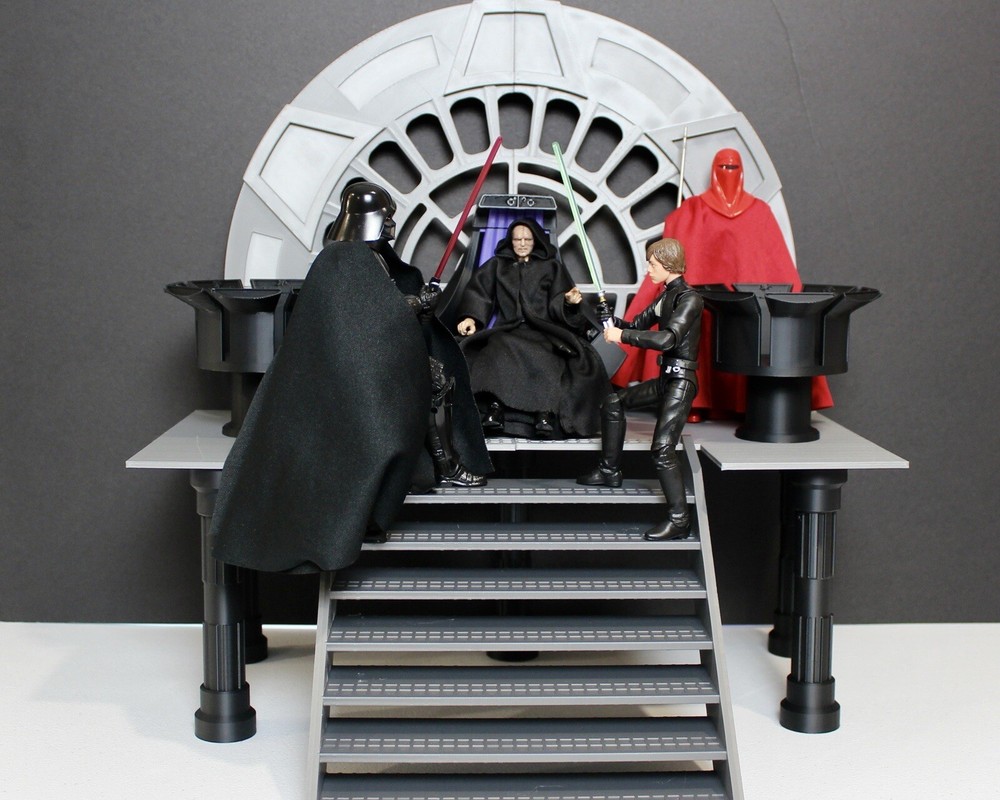 Emperor Throne Room Diorama for Star Wars The Black Series 1/12 Scale 6 Inch