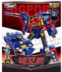 Hello Carbot The Braves BIGPORT Transforming Robot Korea Toy Action Figure