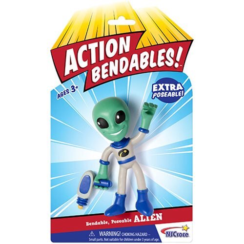 * NJ CROCE ACTION! BENDABLES ACTION FIGURE ALIEN 4-INCH *