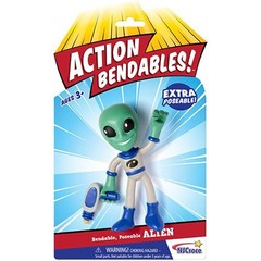 * NJ CROCE ACTION! BENDABLES ACTION FIGURE ALIEN 4-INCH *