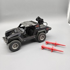 Vintage 1984 GI Joe Cobra Stinger Jeep ARAH W Attachments For Parts Or Repair