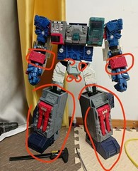 3D Print Arm Cover Leg Upgrade Kit For Titan Class Fortress Maximus Accessories