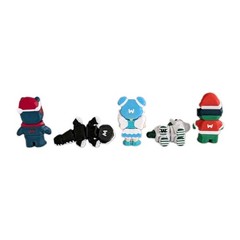 Wigglitz Christmas Collection Assortment Lot of 6 Fantasy Figures 3D Articulated
