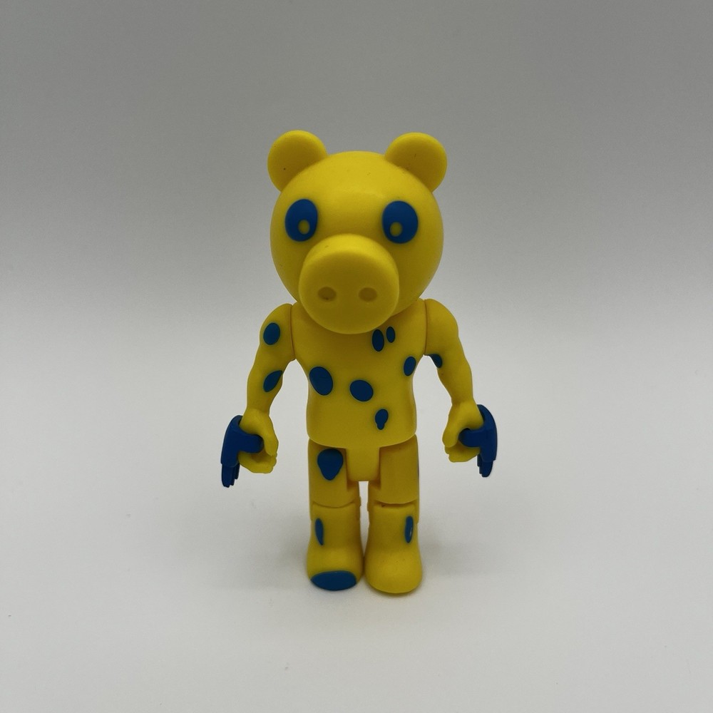 Piggy Dinopiggy Action Figure 3.5″ Yellow With Blue Spots