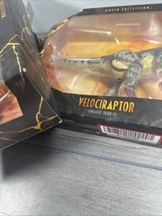 Mattel Jurassic Park Amber Collection Retired Velociraptor Lot JP3 Big One Tiger