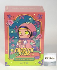 Patrick Star SpongeBob Pop Mart Mega Space Molly, 400%, New in Box, US Seller!
