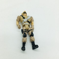 Vintage Military Soldier Action Figure Khaki Uniform 3.75″ Helmet Operator