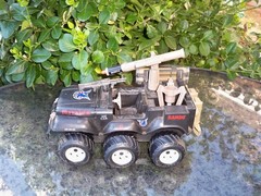 1985 Defender 6×6 Assault Vehicle NEAR Complete Vintage RAMBO Coleco Jeep 1986