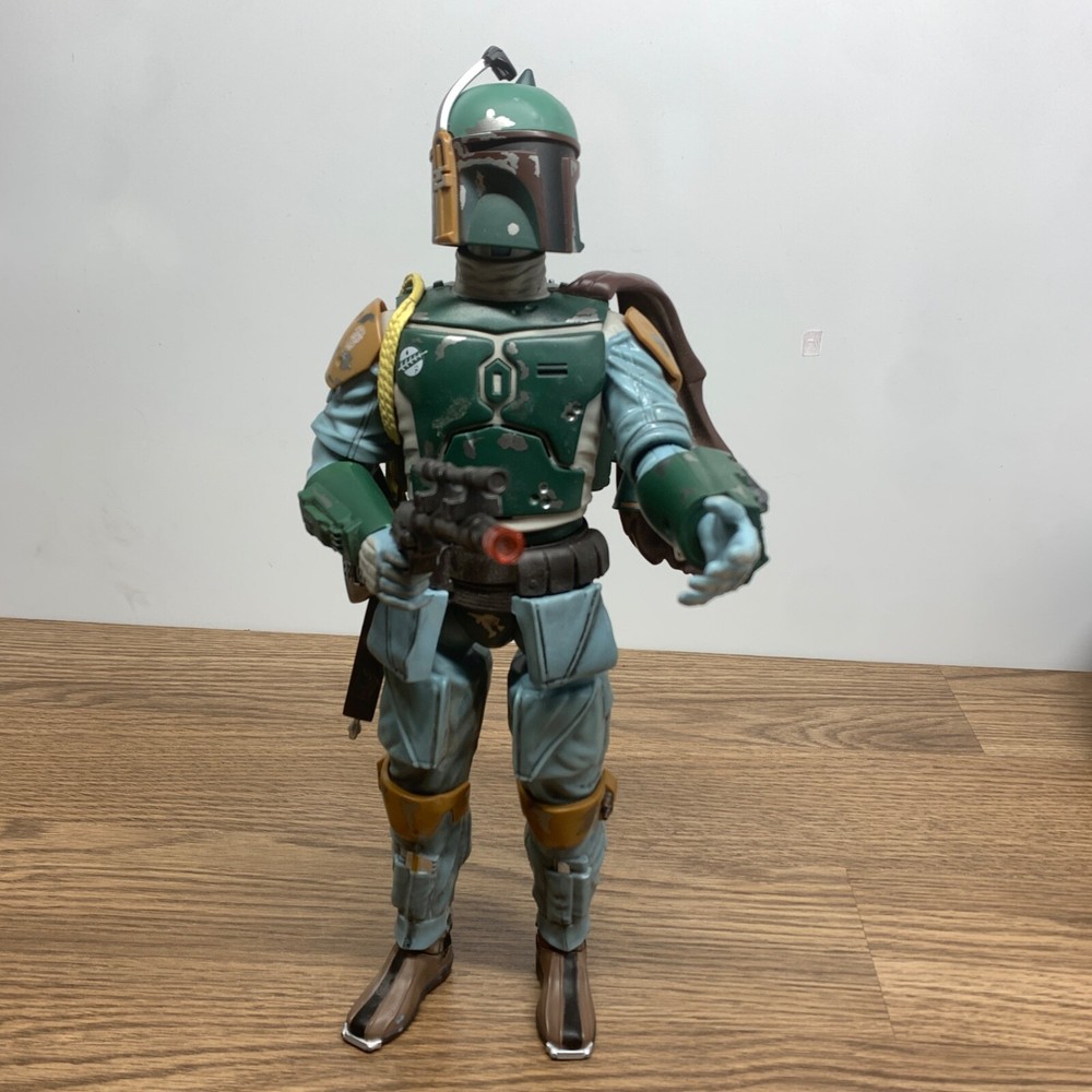 Star Wars Boba Fett Action Figure 13.5″ Disney Store Talking Interactive 2014