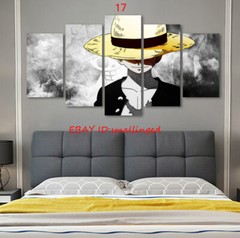 One Piece poster hang picture living room setting mural Decorate Luffy Ace Zoro