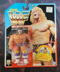 The Ultimate Warrior WWF 1991 Vintage Action Figure On French Card