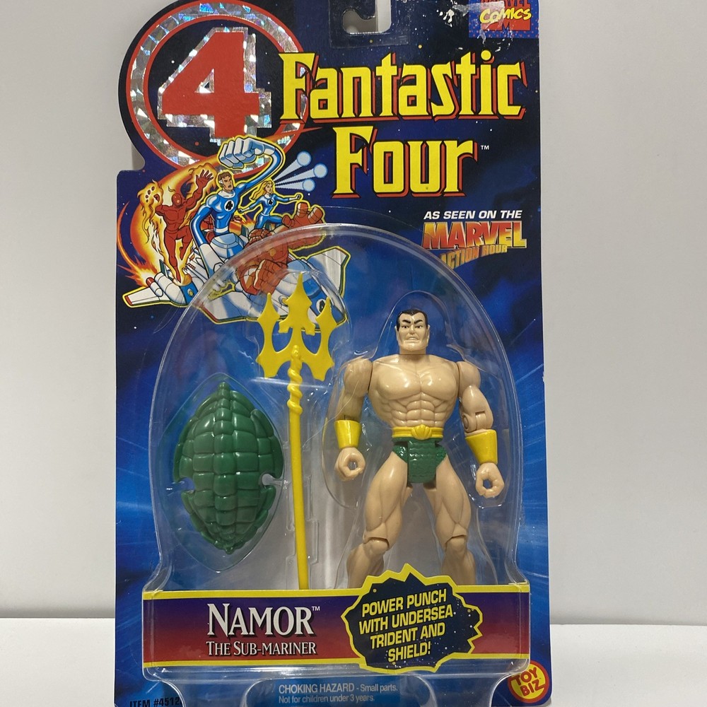 1995 Fantastic Four NAMOR The Sub-Mariner 5.25″ Figure Marvel ToyBiz SEALED