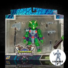Triax Skiver – Triceratops Bounty Hunter Dinosaur Action Figure 1:12 Scale