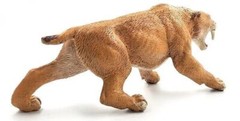 6IN PVC Saber Toothed Tiger Animal Toy Action Figure Kids Toys Party Gifts 15CM