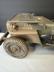 Hasbro GI Joe 12″ WWII 1941 Jeep Willys US Army 1:6 Scale W/ Turret Gun (2001)