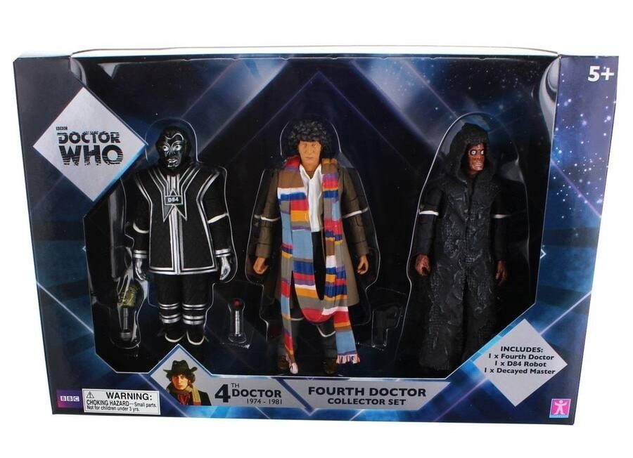 Doctor Who 5.5″ Action Figure Set 4th Doctor D84, Decayed Master