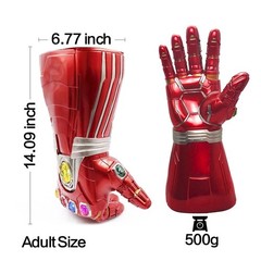 Iron Man LED Gloves Thanos Infinity Gauntlet Avengers Endgame Stone Removable