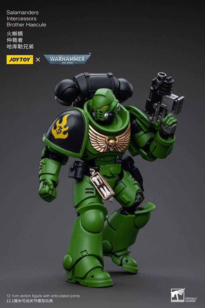 JOYTOY Warhammer 40K JT5222 1:18 Salamanders Intercessors Brother Haecule Model