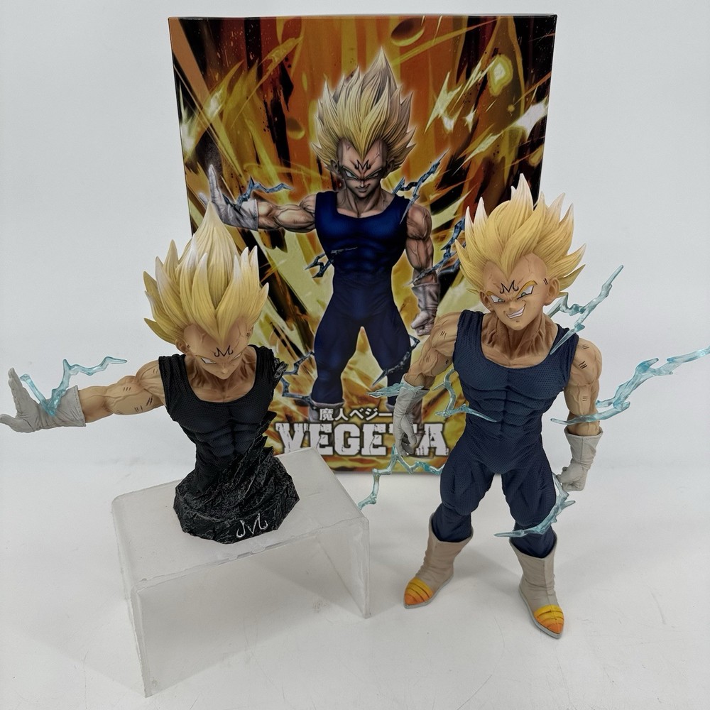 Dragon Ball Z Majin Vegeta 10” Action Figure Super Saiyan Collectible NEW