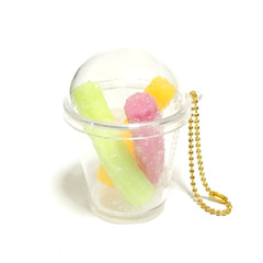 Realistic Mini Snack Food Toy Collectible 1 Random Miniature Keychain Figure