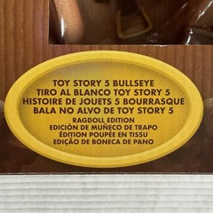 2026 Disney Pixar Toy Story 5 Bullseye Ragdoll Edition Plush 7″ PlayScale NIB
