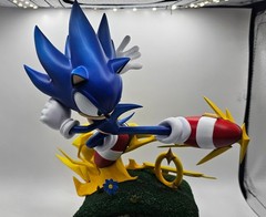 3D Printed Fan Art Sonic the Hedgehog Sculpture by Wicked